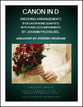 Pachebel's Canon (Wedding Arrangement for Saxophone Quartet - Piano Accompaniment) P.O.D. cover